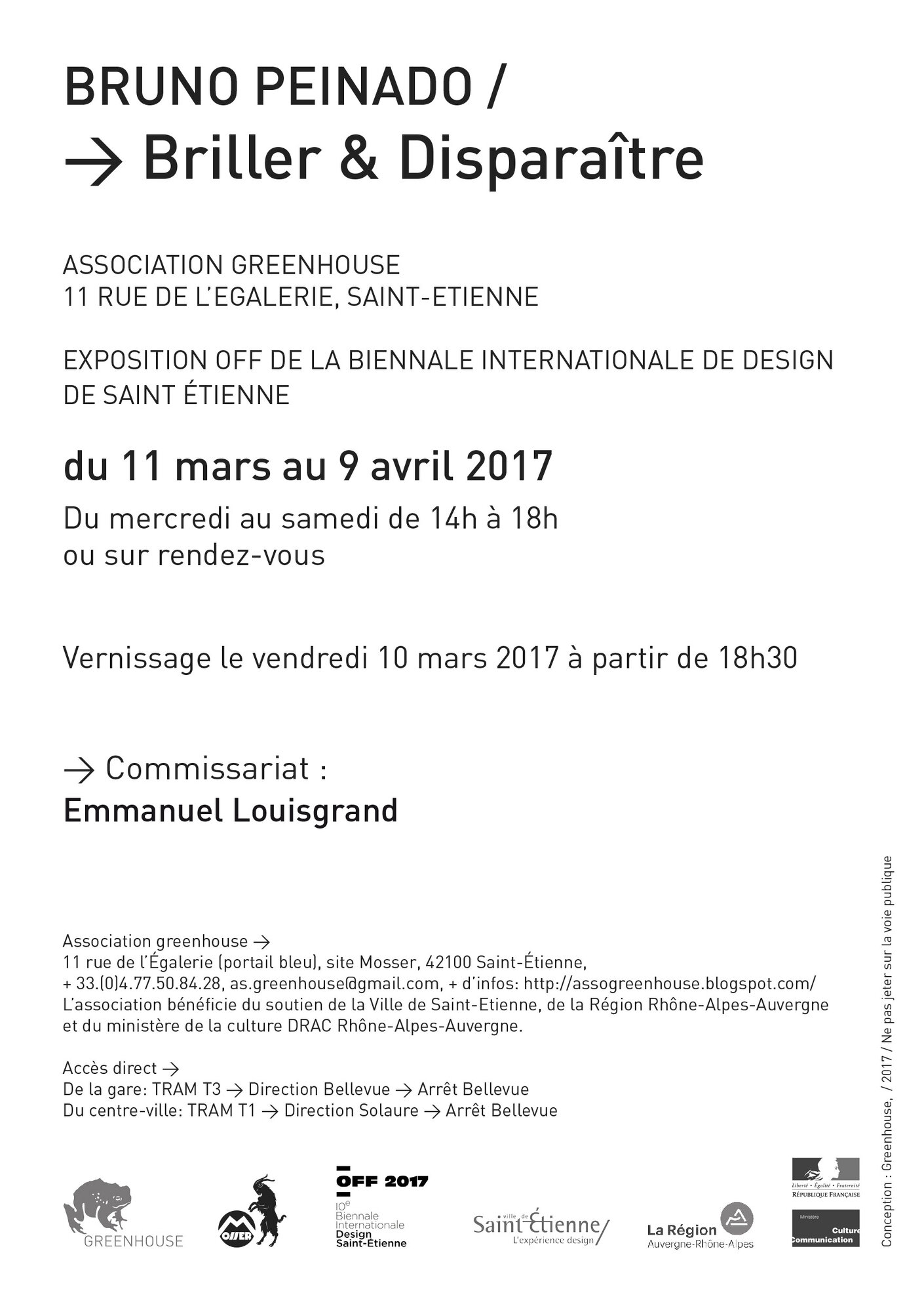 Briller et disparaitre