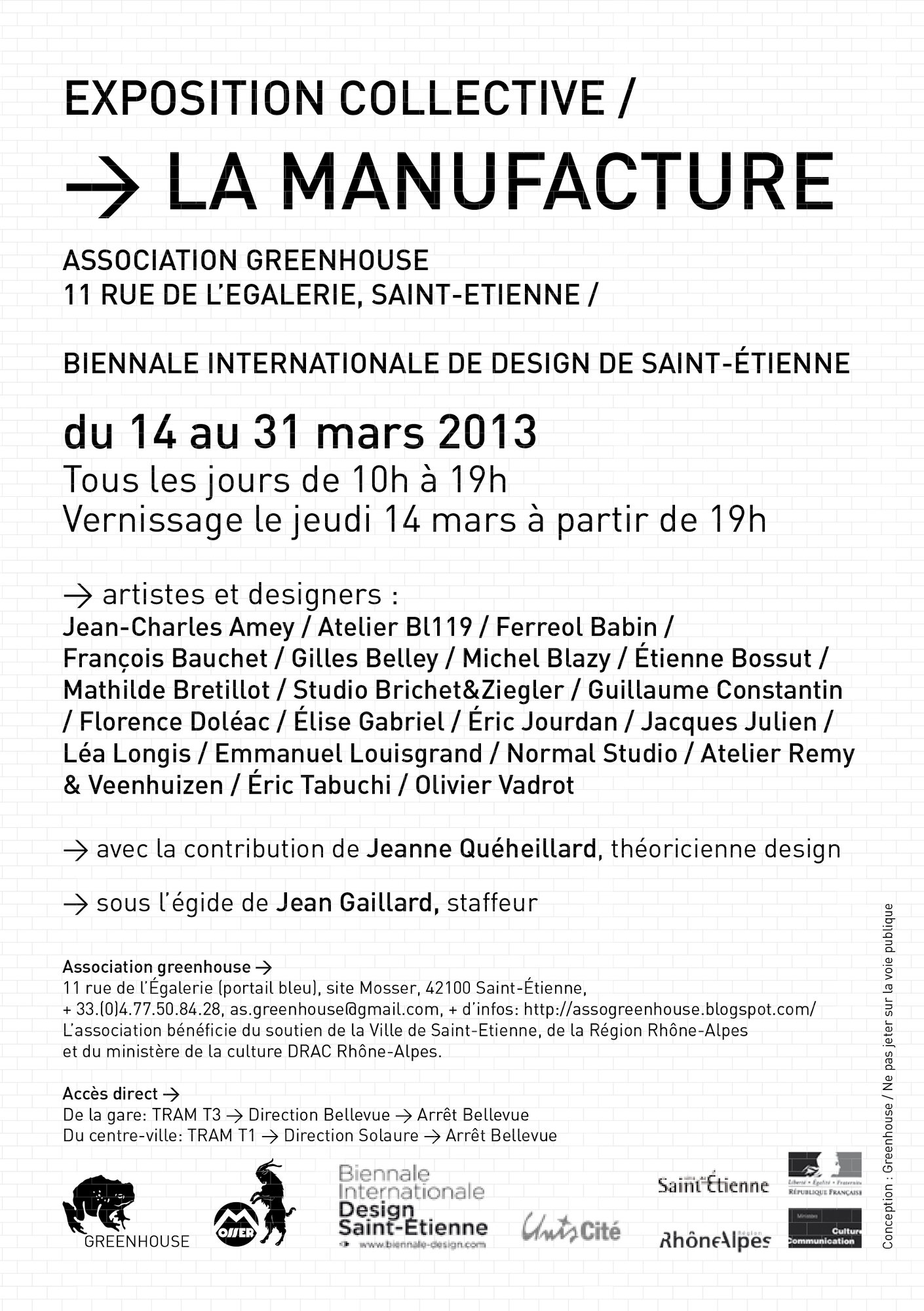 La Manufacture-verso