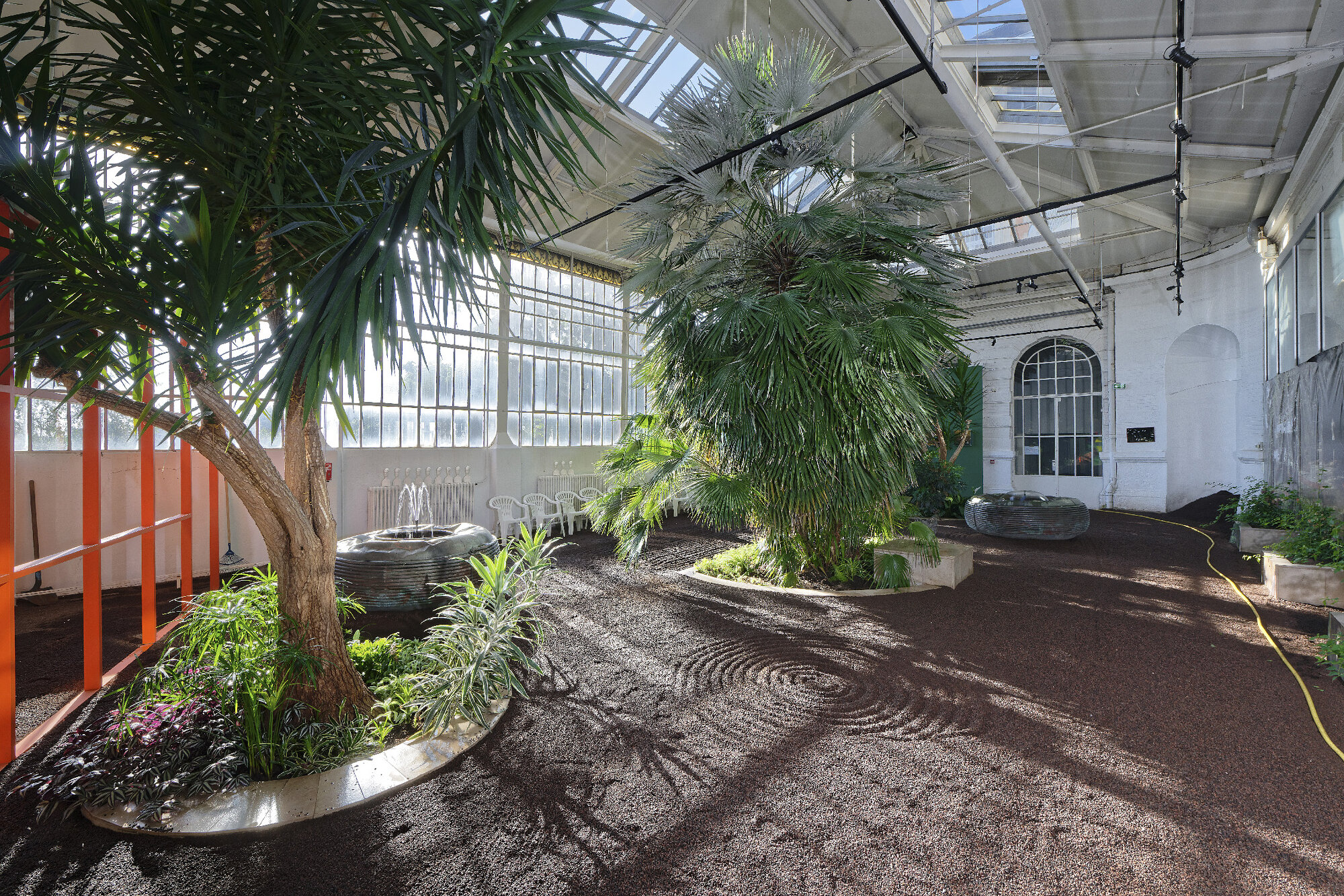 Jardin Jet d'eau 3/4 centre